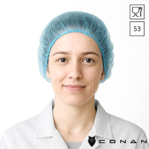 Conan 10-004 haarnetjes roundcap 53 cm non-woven polypropyleen