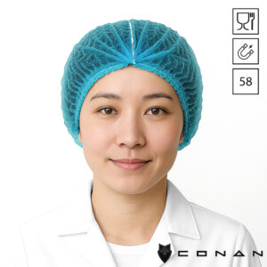 Conan 10-008 detecteerbare haarnetjes 58 cm wokkel polypropyleen