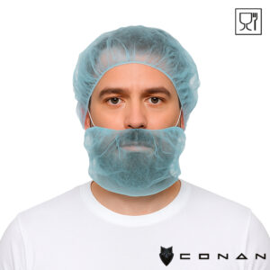 Conan 10-012 food grade baardmaskers non-woven Polypropeen