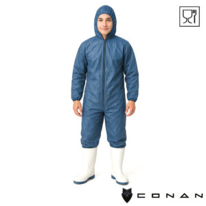 Conan 10-039 wegwerpoveralls PP met rits en capuchon