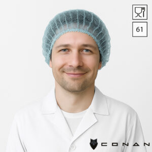Conan 10-006 haarnetjes roundcap 61 cm non-woven polypropyleen