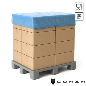 Conan 10-068 afdekhoezen blokpallets 30 mu PE 105x125x25 cm