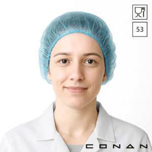 Conan 10-004 haarnetjes roundcap 53 cm non-woven polypropyleen