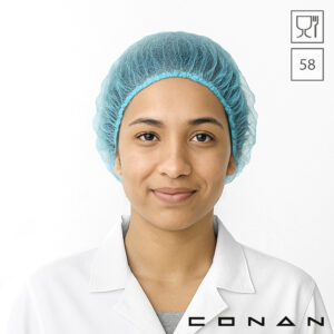 Conan 10-005 haarnetjes roundcap 58 cm non-woven polypropyleen