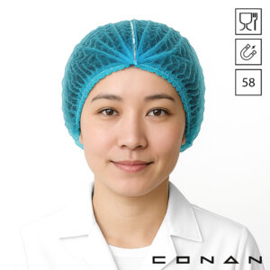 Conan 10-008 detecteerbare haarnetjes 58 cm wokkel polypropyleen