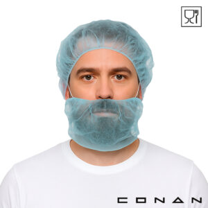 Conan 10-012 food grade baardmaskers non-woven Polypropeen