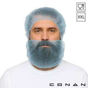 Conan 10-013 food grade baardmaskers XXL non-woven Polypropeen