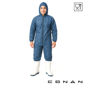 Conan 10-039 wegwerpoveralls PP met rits en capuchon