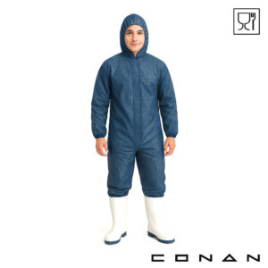 Conan 10-040 wegwerpoveralls PP met klittenband en capuchon