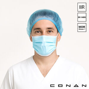 Conan 10-054 mondmasker type IIR 3-laags non-woven Polypropeen