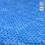 Een close-up van de Conan Color Wipe blauwe poetsdoek