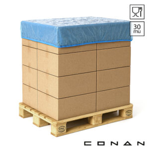 Conan 10-069 afdekhoezen europallets 30 mu PE 85x125x25 cm