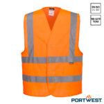 Portwest C470 oranje Hi-Vis fluorescerende veiligheidshesje