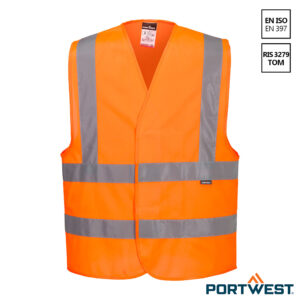 Portwest C470 oranje Hi-Vis fluorescerende veiligheidshesje