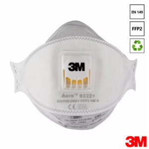 3M Aura 9322+ gevouwen stofmaskers FFP2 NR D met uitademventiel