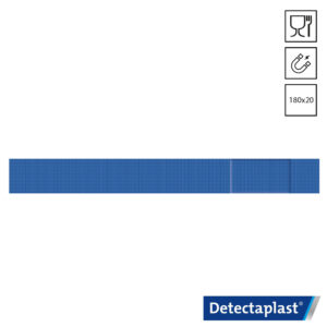 Detectaplast Super Stretch 8348 pleister detecteerbaar 180x20 mm blauw