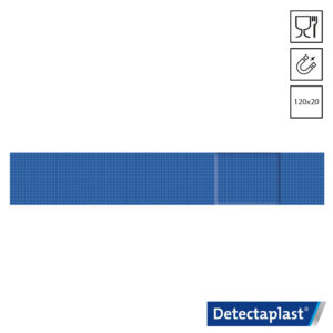 Detectaplast Super Stretch 8347 pleister detecteerbaar 120x20 mm blauw