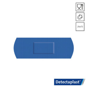 Detectaplast Super Stretch 8241 pleister detecteerbaar 25x72 mm blauw