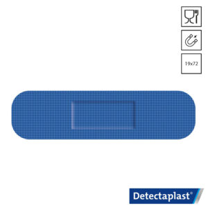 Detectaplast Super Stretch 8240 pleister detecteerbaar 19x72 mm blauw