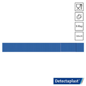 Detectaplast Super Stretch 8548 X-ray pleister detecteerbaar 180x20 mm blauw