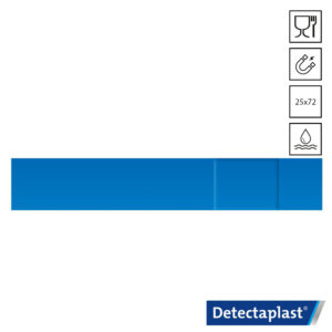 Detectaplast Waterproof 8147 pleister detecteerbaar 120x20 mm blauw