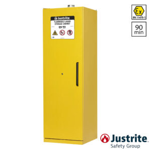 Justrite JCB22608YL EN gecertificeerde veiligheidsopslagkasten