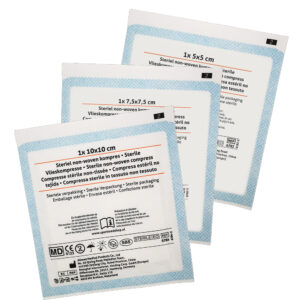 Non-woven kompressen steriel niet-elastisch diverse formaten