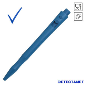 Detectamet blauwe detecteerbare HD pen zonder clip normale inkt