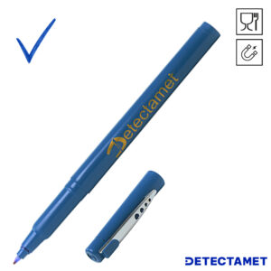 Detectamet detecteerbare permanente fine markers met dop en clip