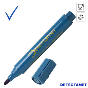 Detectamet detecteerbare permanente markers met dop en ronde punt