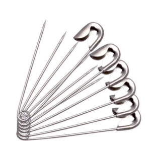 Veiligheidsspelden 5 cm staal 6 stuks