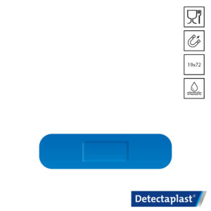 Detectaplast Waterproof 8140 pleister detecteerbaar 19x72 mm blauw