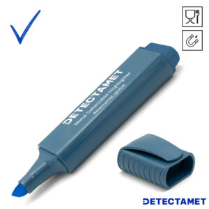 Detectamet detecteerbare markeerstiften in 5 kleuren met dop en clip