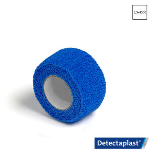 Detectaplast 9086 zelfhechtend verband blauw 25 mm x 4500 cm