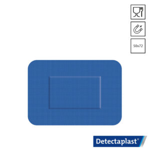 Detectaplast Super Stretch 8251 pleister detecteerbaar 50x72 mm blauw