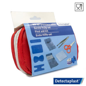 Detectaplast Eerste hulp set 9091 EHBO tasje rood