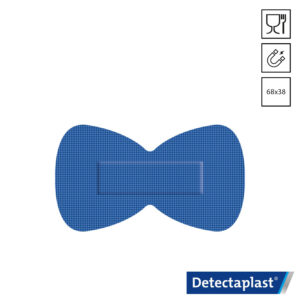 Detectaplast Super Stretch 8245 Vlinderpleister detecteerbaar 68x38 mm blauw