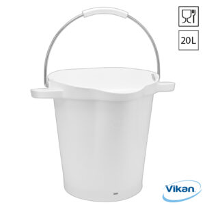 Vikan 5692 emmers 20 liter food grade RVS handgreep