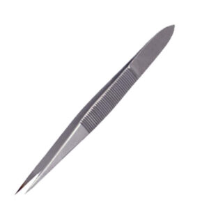 Puntpincet 10 cm roestvrijstaal
