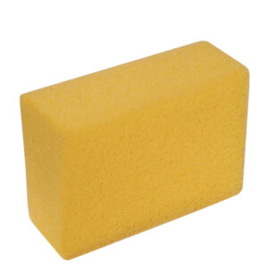 Grote gele huishoudspons 140x100x50 mm