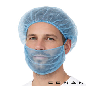Disposable nylon micromaas baardmaskers Conan 10-016 food grade