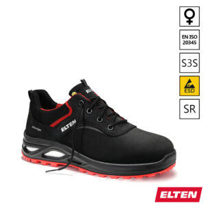 Elten Henny XXTL Black Low ESD S3S veiligheidsschoen lady SR antislipzool