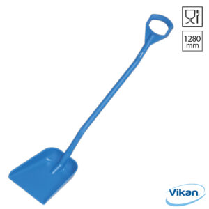 Vikan 5611 ergonomische schop met greep Polypropyleen food grade 1280 mm