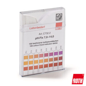 Roth pH-indicatorstrookjes pH-Fix pH 7-14 niet uitvloeiend