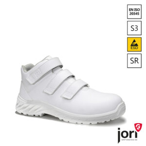 Jori Elten J0_Clean Strap White Mid ESD S3S veiligheidsschoen SR antislipzool