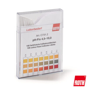 Roth pH-indicatorstrookjes pH-Fix pH 4,5–10 niet uitvloeiend