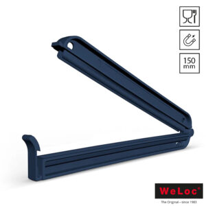 WeLoc POM 150 FD sluitklem detecteerbaar 150 mm blauw