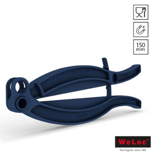 WeLoc Detectable Gripper POM 150 FD zakafsluiter 150 mm blauw