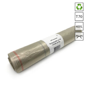 Transparante foliezakken 70x200 cm met sluitlint ponsgaten LDPE T42