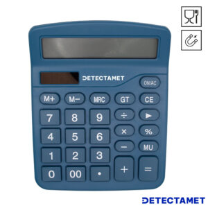 Detectamet 202F-P01 detecteerbare blauwe rekenmachine desktop